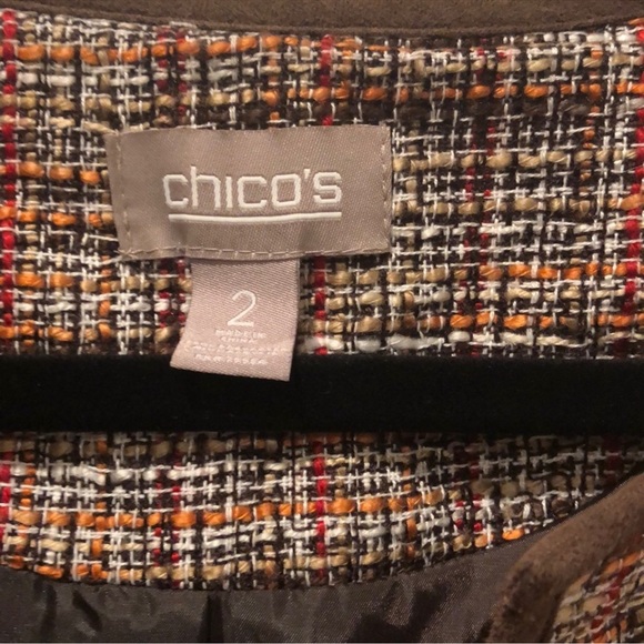 🍋Chico’s Jacket-Blazer.  Size 2.  (12-14). - Picture 3 of 4
